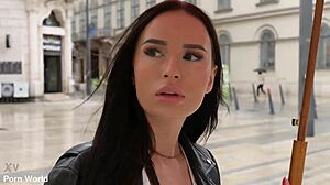 Lost Tourist Milena Ray Bent Over For Stranger's Monster Cock Doggystyle And Cum Swallow