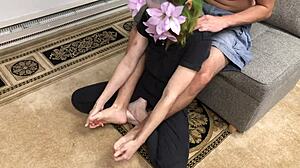 whoa belyla bradley’s footjob got me relaxed 😍 foot massage vibes!