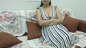 Desi girlfriend's tight pussy fucked by boyfriend in friend's room