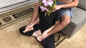 whoa belyla bradley’s footjob got me relaxed 😍 foot massage vibes!