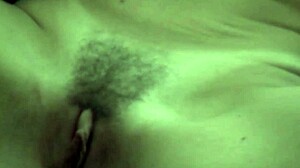Horny babe feels intense lust sucking thick banana like a slut