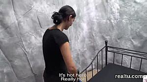 Czech teen 18+ie seduced and POV drilled hard in shopping centre!