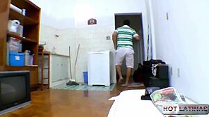 FUCKING MAID ALESSANDRA DIAS' BIG ASS - TONY TIGRAO POUNDS HARD!