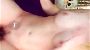 Sexy Russian Webcam Teen Rips Clothes for Tit-Teasing Masturbation