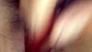Neighbor's Clit Throbs as She Cums Hard with Toys