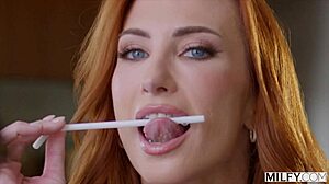 damn this cock-hungry redhead milf sophia locke is getting spit-roasted hard by two huge bbc monsters