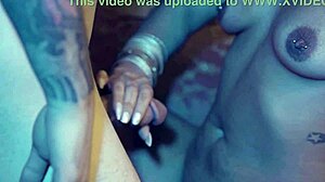 Queen Jasmine Sherni teases prince Adonis with footjob foreplay and tight pussy ride