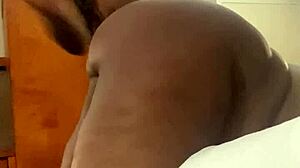 Who wouldn't pound this thick ebony slut doggystyle into bed?