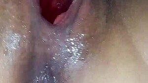 Neighbor's Clit Throbs as She Cums Hard with Toys