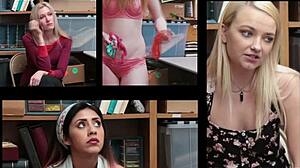 Lily's Pussy Pounded from Behind in Arrest Uniform