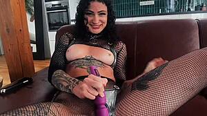 wanna see this lingerie brunette take monster cock anal creampie pov deepthroat?
