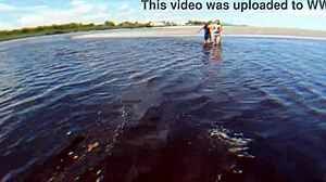 our wild beach swingers dominate hot newbie raquel in open orgy