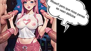 Comic sex swap orgy explodes with bukkake blasts!