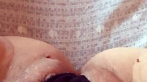 i'm gretala pregnant flashing thong in sexy exhibition