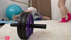 Wow, flexible blonde babe loves deep anal!