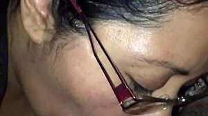 my cute chubby latina ex sucks my huge white cock like a pro after breakup