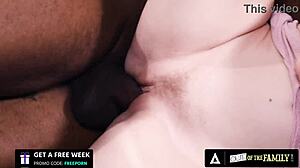 Brat Teen Emma Starletto Craves Black Stepdad's Monster Cock In Her Tight Pussy