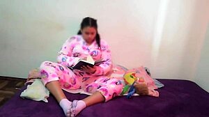 stepsis slut caught masturbating begs cock suck swallow every drop