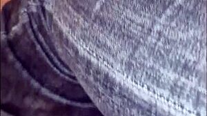 stepbro rips jeans fucks tight virgin pussy raw!