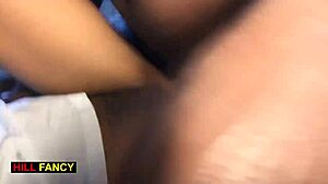 nasty nigerian ebony screams on big cock hairy pussy pounded