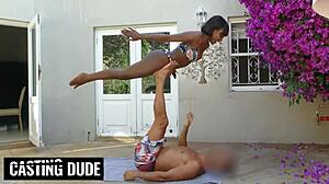 damn this ebony pool babe hates swimmin but luvs my fat dick deep!!