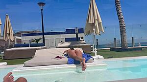 ever spied tourist with perfect huge latina ass in thong leggings then fucked her room?