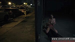 Casual cute glasses nympho bound for guys' extreme anal passes