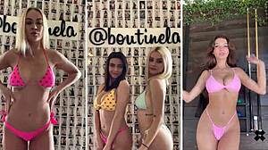 Boutinela's hottest bikini teases in compilation six