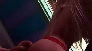 shove fist deep in blonde sex doll's tight ass