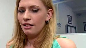 Young Office Babe Delivers Teasing POV Handjob
