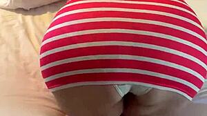 panties tease her petite body lines