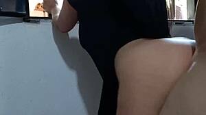 Neighbor's Married Ass Craves Forbidden Backdoor Thrusts at Wedding!