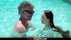 Swapping Daddys For Underwater Blowjob Orgy Fun