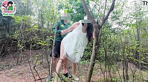 Whoa 😘 Thai girl gets pussy licked in forest then fucked hard!