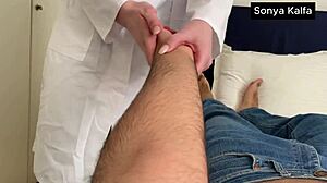 first time big tits nurse bends for patient pov doggystyle footjob hospital fuck