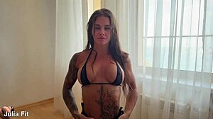 hot bikini model anal fucked bent over with big clit pussy deepthroat!