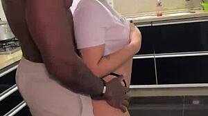 Cheating Girlfriend Fucks Hung Black Bull Behind Boyfriend's Back!