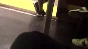 Dude, check out groping this big ass and tits on the train college girl!