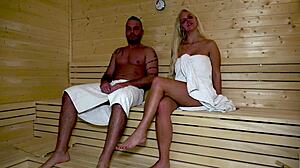 Blonde Nicix-Fetish Gets Naturgeil Creampie in Sauna Fuck