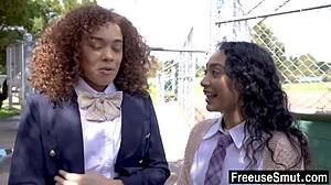horny professor uses ebony students in hardcore group sex
