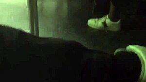 Dude, check out groping this big ass and tits on the train college girl!