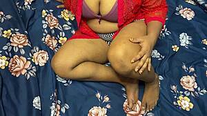 boss sneaks in for desi wife's village ride
