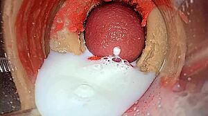 feel me cum on your cock with camera deep inside my pussy asmr?