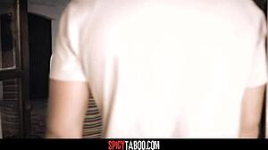 did this 18yo coed really lose virginity to stepbro's bestie in rough taboo sex?