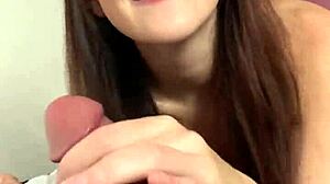 sexy librarian strokes off brad newman's monster cock in secret