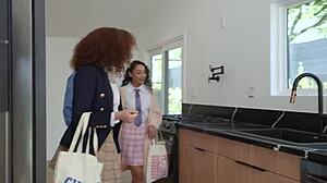 horny professor uses ebony students in hardcore group sex