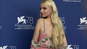 Stunning Anya Taylor-Joy Blonde Celebrity Image Slideshow Collection