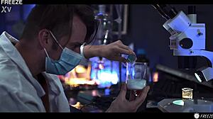 Mad Scientist Freezes 18YO Lab Doll For Creampie Squirt Control!