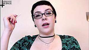 Dinner party turns wild when retainer bitch gets caught and dominated with strapon femdom 😈🔥