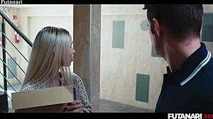dig this shemale horror parody where cute petite blonde gets creampied by futa amirah adara